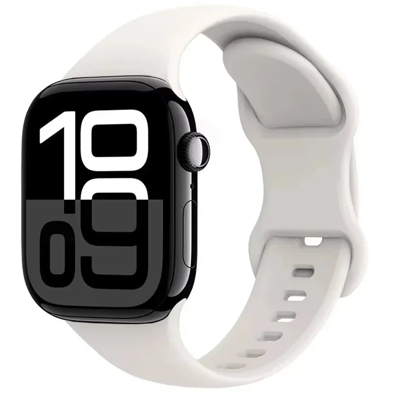 Silicone band For Apple Watch band 11 10 9 8 7 46mm 42mm 45mm 41mm band Wristband Apple Watch Ultra 3 49mm 6 5 4 SE 44mm 40mm Belt