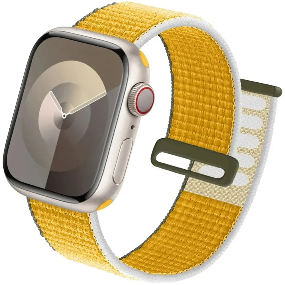 Nylon loop band For Apple Watch band 49mm Ultra 2 44mm 40mm 45mm 41mm 38mm 42mm band for Apple Watch band Series 9 8 SE 7 6 5 4 3