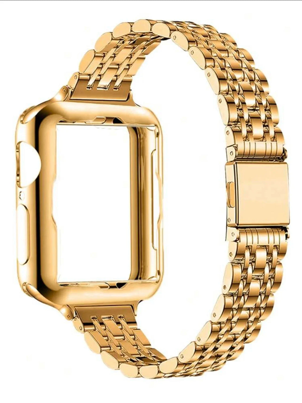 New 2 in1 band protective shell case For Apple Watch cover band Series 11 10 9 8 7 6 5 4 38mm 40mm 41mm 42mm 44mm 45mm 46mm