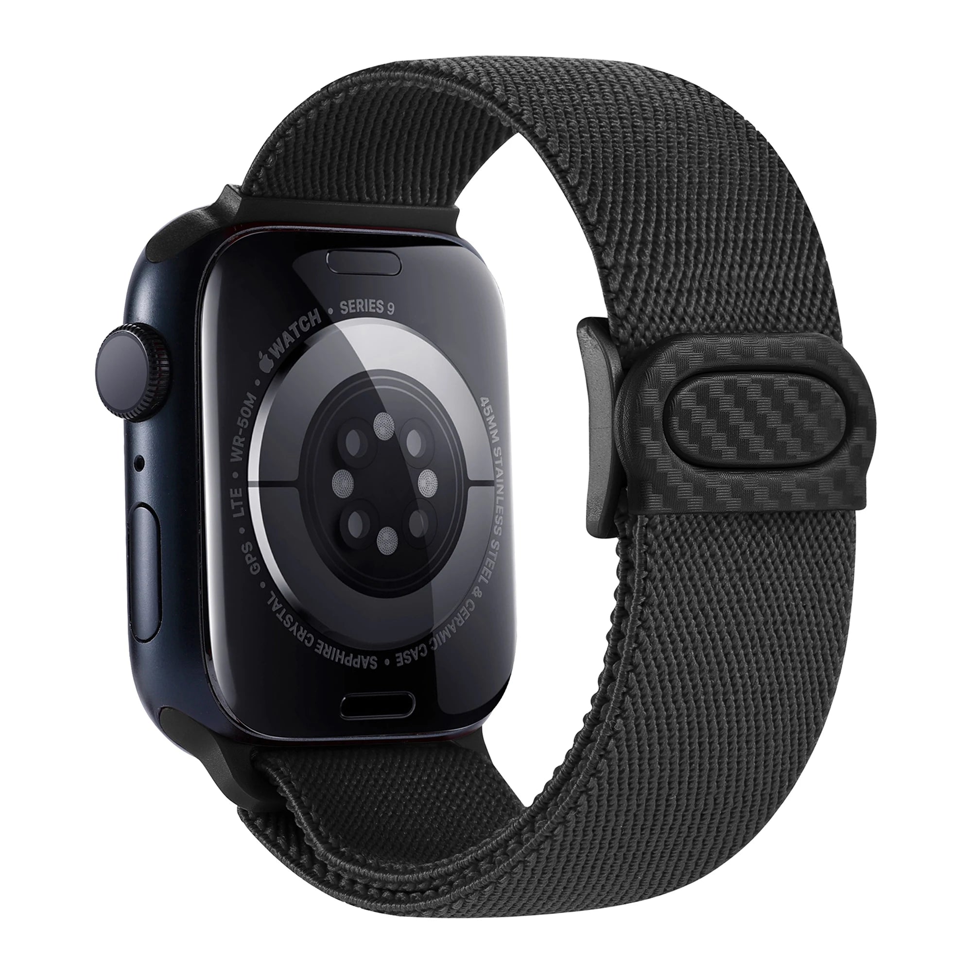 Nylon band For Apple Watch band 42mm 46mm 45mm 40mm 44mm 41mm 49mm Elastic carbon band Apple Watch Series11 10 9 8 7 SE Ultra 2 3 band