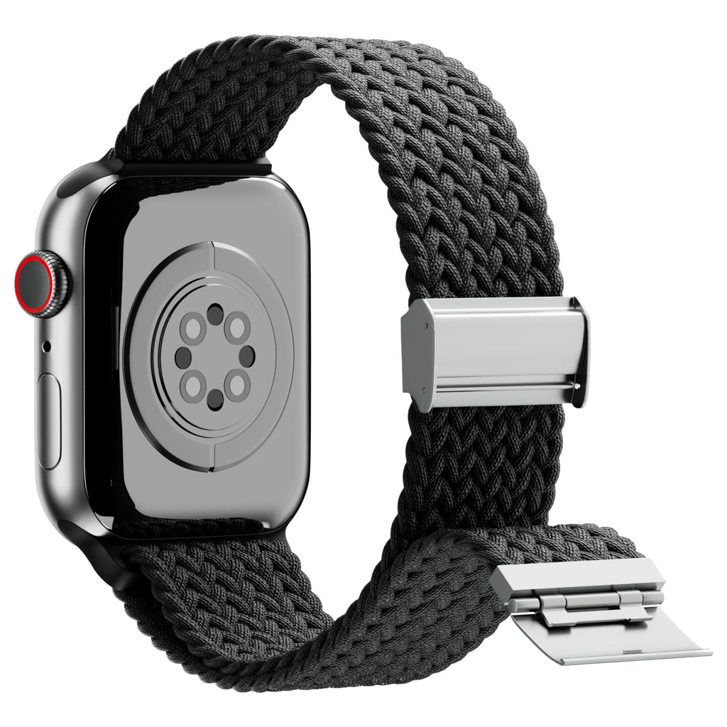 band For Apple Watch band 46mm 45mm 44mm 49mm 40mm 41mm 42mm Braided loop correa band Apple Watch Series 10 8 9 7 5 SE 6 4 Ultra