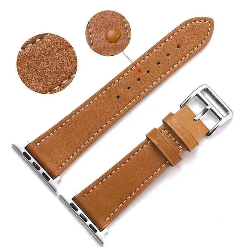 Sport Leather Watch band for Apple Watch band 44mm 38mm 42mm 46mm 40mm 41mm 49mm 45mm band Apple Watch Series Ultra 2 10 9 8 7 6 5 4 SE