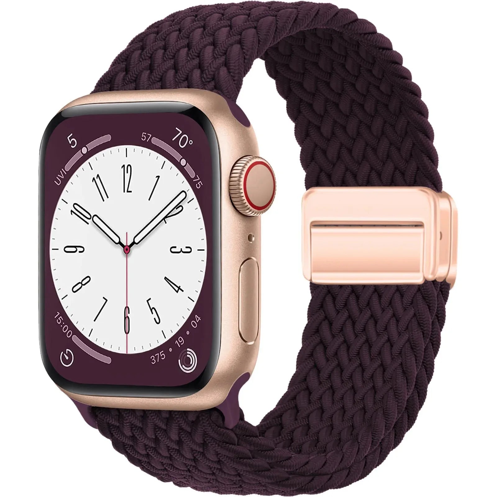 Braided band For Apple Watch band 40mm 45mm 41mm 44mm 49mm 38mm magnetic buckle Nylon band Apple Watch Series SE 7 5 6 8 9 Ultra 2