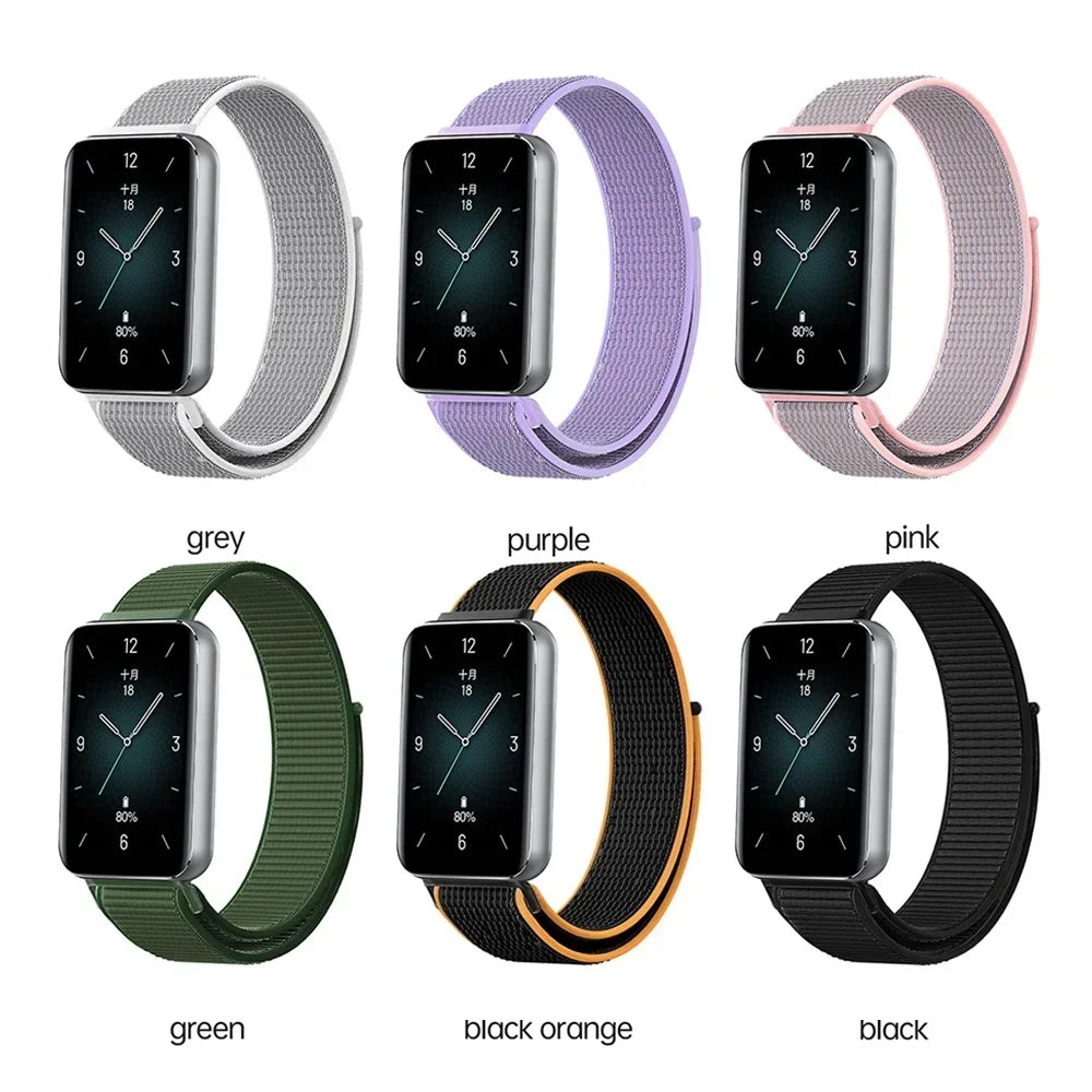 Watch Band for Honor Band 9 Nylon Woven Casual Fashion Watch Strap