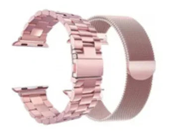 2pcs Stainless Steel band For Apple Watch band 49mm 45mm 41mm 40mm 44mm metal correa band belt Apple Watch Series9 8 7 6 5 SE 4