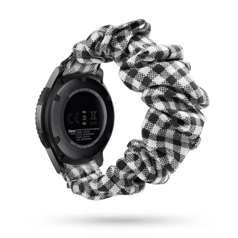 Scrunchie Strap For Samsung Galaxy watch 7/4/5/6 pro 45mm classic 47mm 43mm SOLO LOOP belt correa bracelet HUAWEI GT 2 2e 3 band