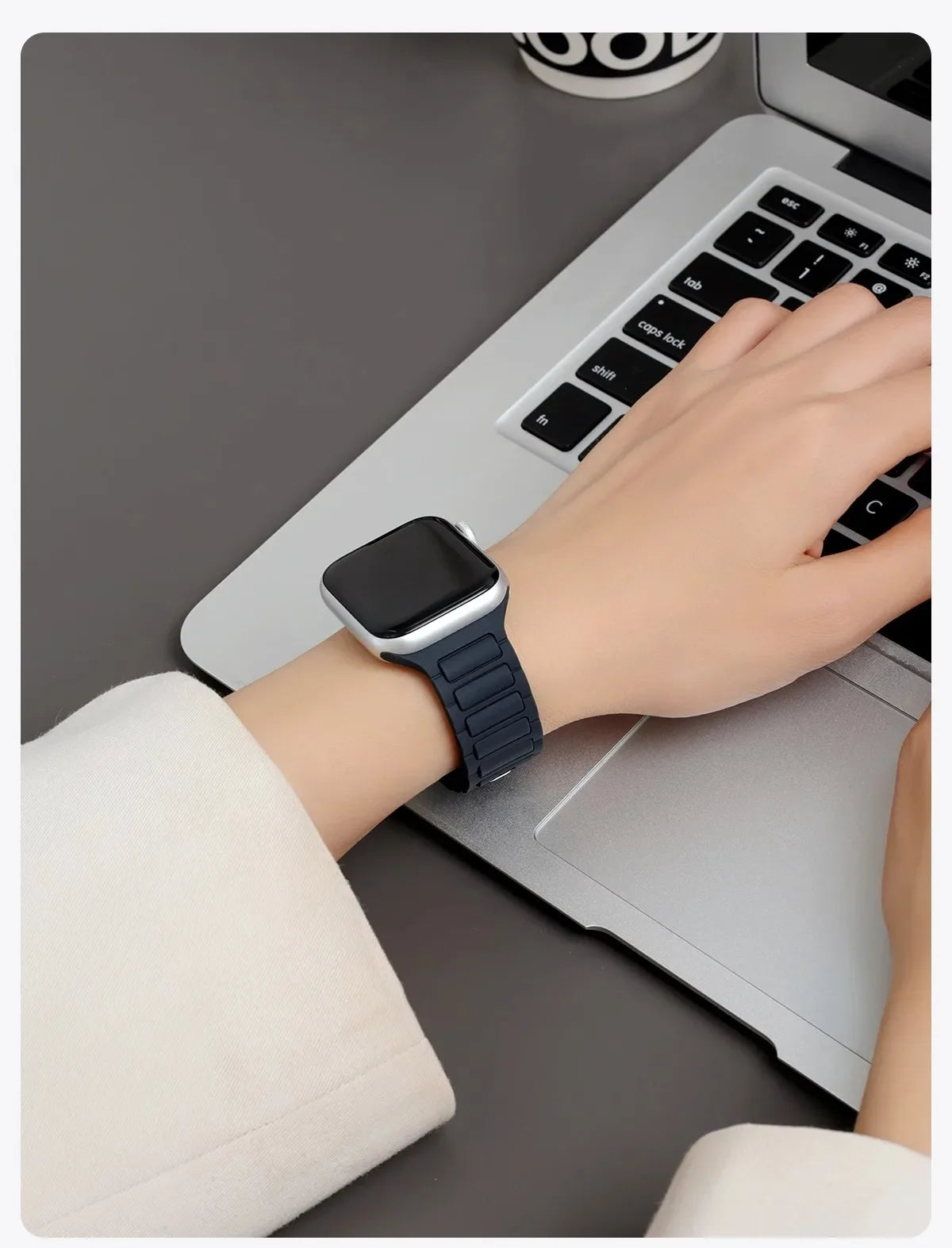 band For Apple Watch band 44mm 45mm Ultra 1 2 49mm 40mm 41mm 42mm 45mm 44mm Silicone band Apple Watch Series 10 9 8 SE 7 6 5 Band