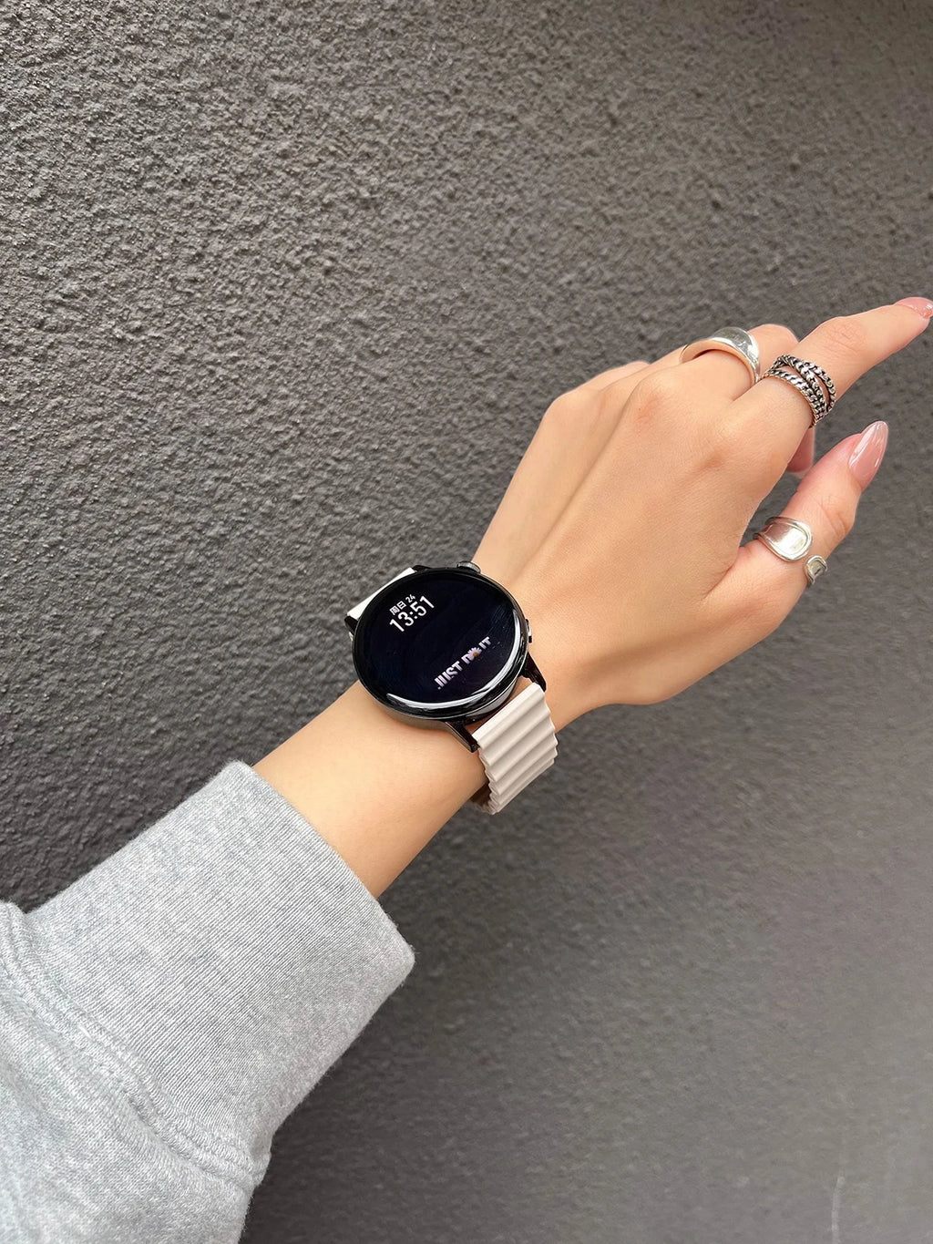 Ocean Silicone Loop Strap For Samsung Galaxy Watch 7 6 5 40mm 44mm Adjustable Bracelet Watchband For Galaxy 4 6 Classic 20/22mm