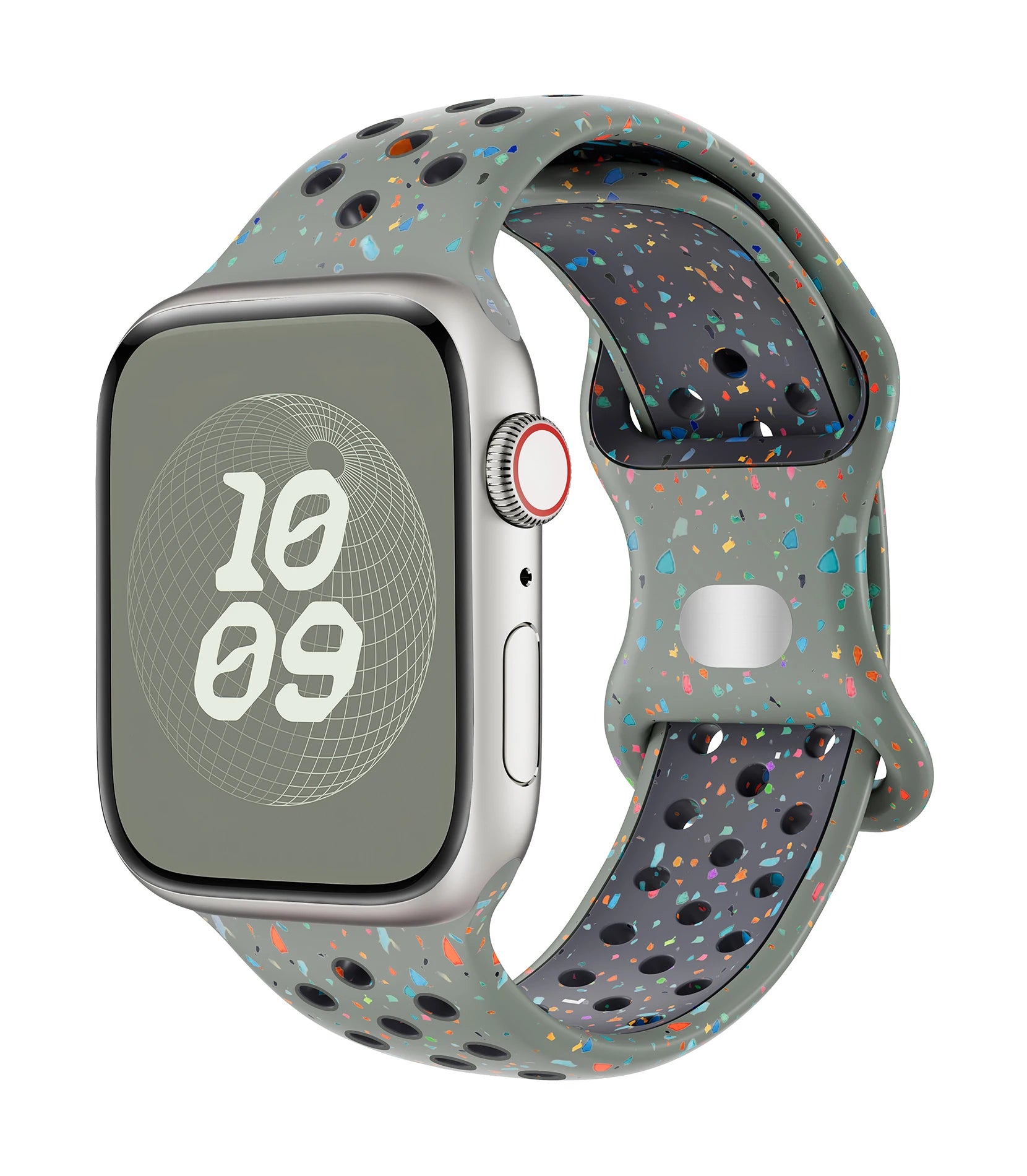 Silicone band for Apple Watch band 40mm 41mm 45mm 44mm 46mm 49mm 42mm Breathable band Apple Watch Series 11 10 9 8 SE 3 Ultra 2