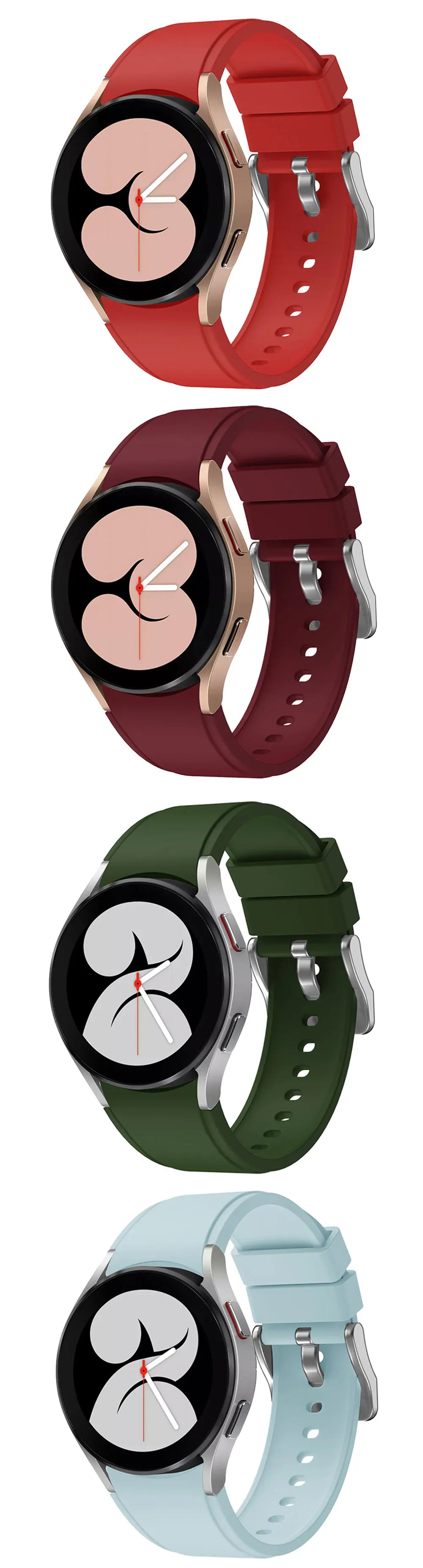 Sport Silicone Strap for Samsung Galaxy Watch 6 44mm 40mm Accessories Watch Band Bracelet Galaxy Watch6 Classic 43mm 47mm Correa