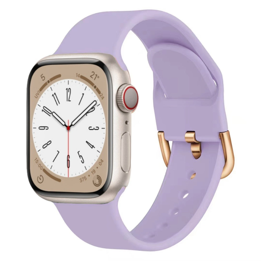 Silicone band for Apple Watch band 46mm 42mm 45mm 41mm 44mm 46mm band Wristband Apple Watch Series 10 9 8 7 6 5 SE Ultra 2 49mm