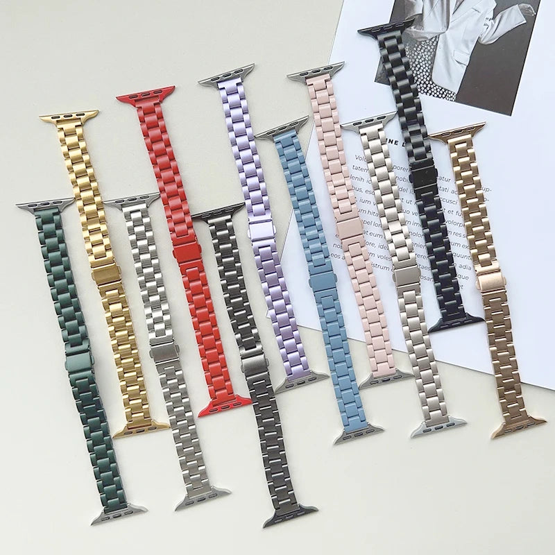 band For Apple Watch band 11 10 46mm 42mm Ultra 3 2 49mm 40mm 44mm 41mm metal Stainless Steel band Apple Watch Series 8 9 7 5 SE 6 4