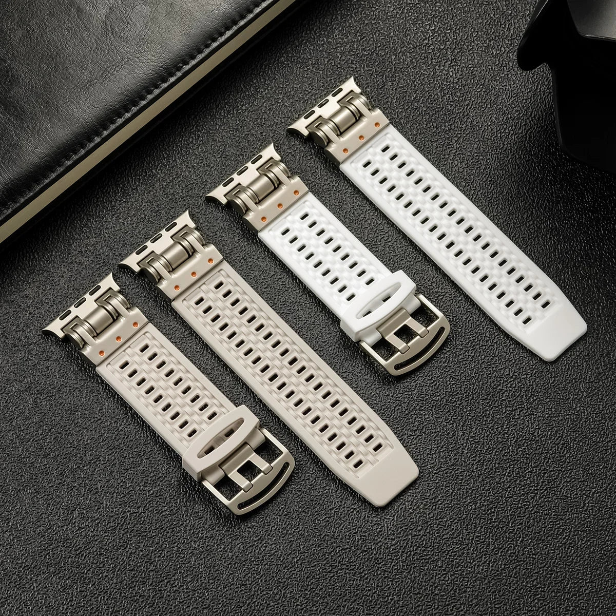 Soft Silicone band for Apple Watch Ultra 2 49mm 45mm 42mm 44mm sport Breathable band for Apple Watch Series 9 8 7 6 5 4 band