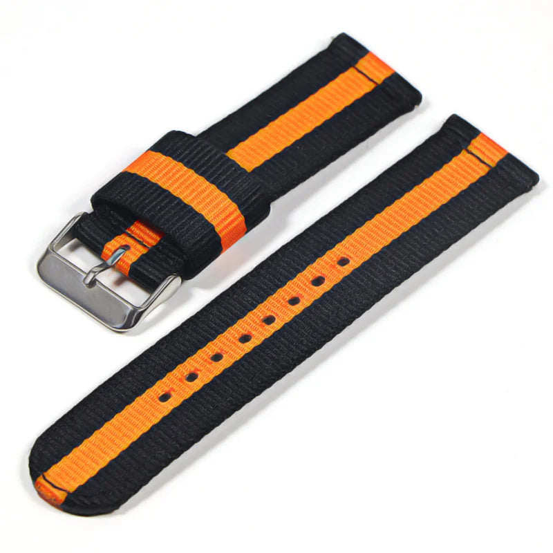 22mm Nylon watch strap For Samsung Galaxy watch 46mm 42mm Active2 Active1 Gear S3 frontier Sports nylon bang