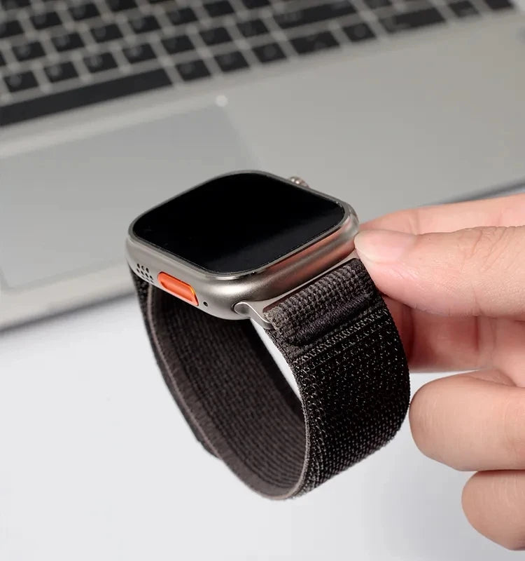 Trail Loop band for Apple Watch Ultra 3 2 1 49mm band 46mm 44mm 40mm 41mm 42mm 45mm Nylon band for Apple Watch Series 11 10 SE 3