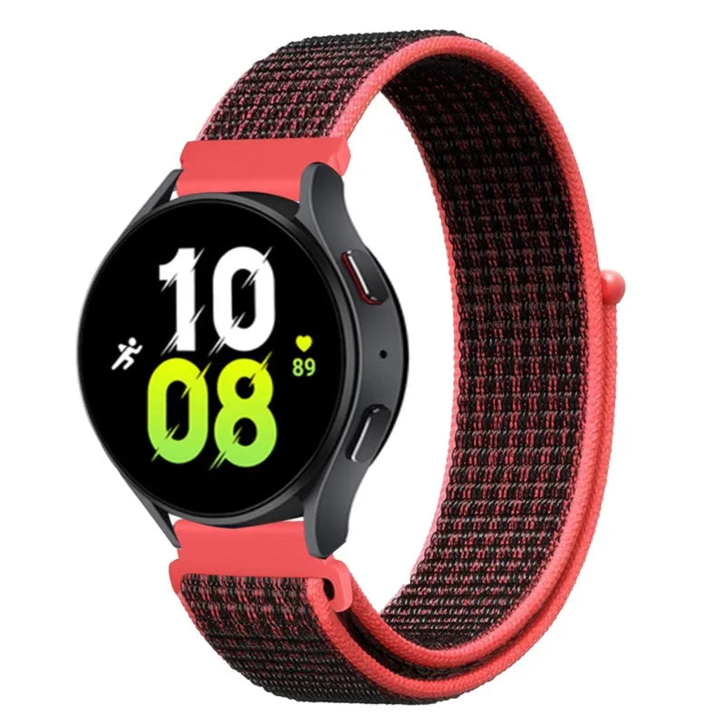 Nylon loop For Samsung Galaxy Watch 6 5 Pro/4/classic/gear s3 frontier/active Sport Bracelet Huawei watch gt2 3 22mm 20mm Strap