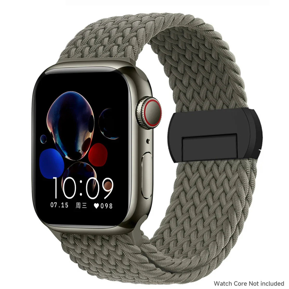 Braided band For Apple Watch band 44mm 40mm 45mm 49mm 41mm 38mm buckle band Apple Watch Series SE 10 9 8 7 6 Ultra 2 Magnetic Band