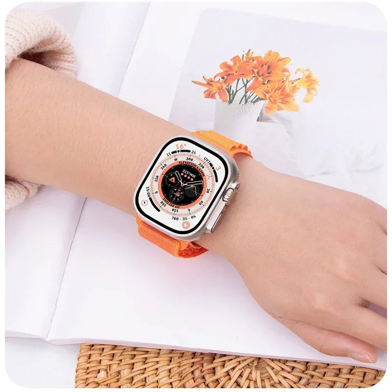 Alpine Loop for Apple Watch band Ultra 2 49mm 40mm 44mm 45mm 41mm 38mm G hook sport band Apple Watch Series 9 8 7 6 SE 5 4 10 46mm 42mm