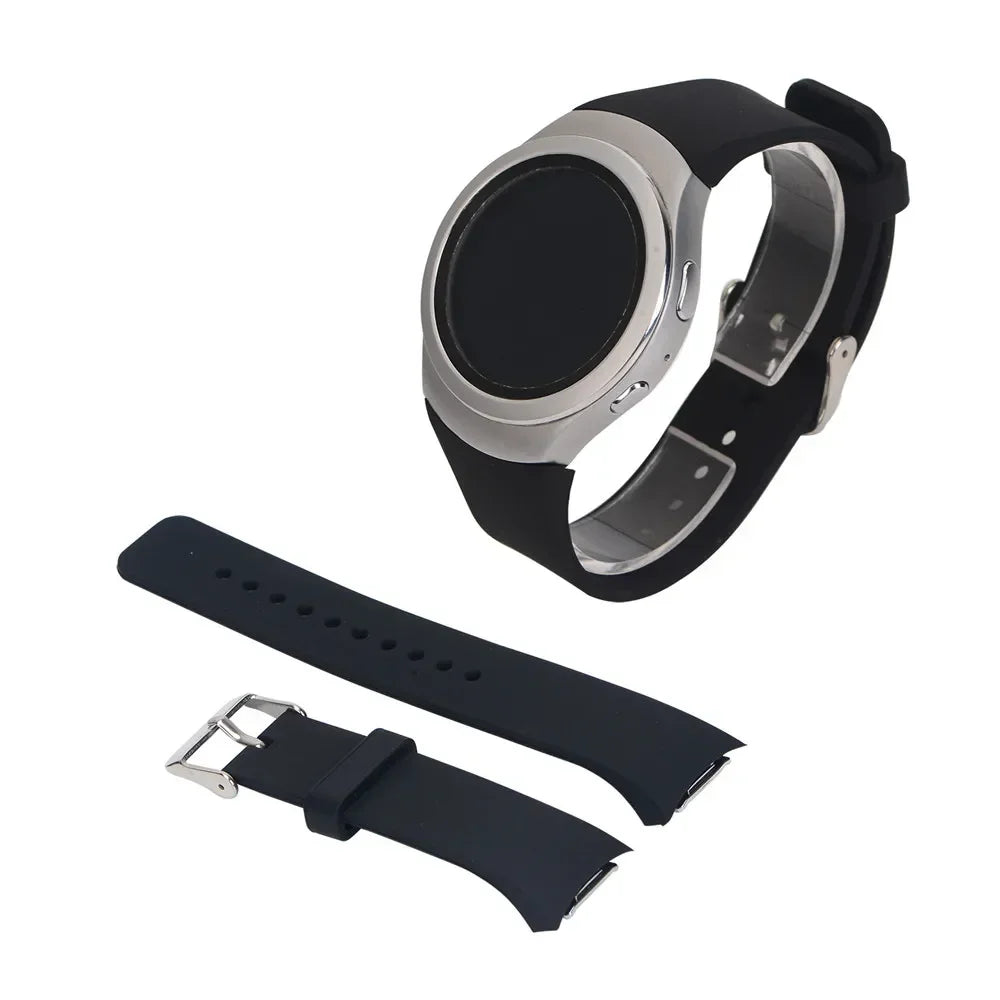 Silicone Watch Strap For Samsung Galaxy Gear S2 R720 Sport Smart Watch Replacement Bracelet For Gear S2 R720 Band