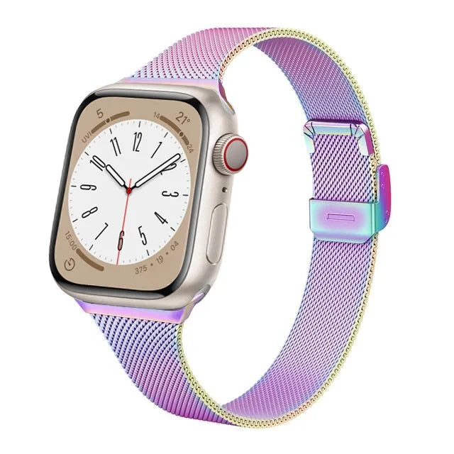 Milanese band for Apple Watch 44mm 40mm 45mm 41mm 46mm 42mm 38mm 49mm metal band Apple Watch Series 10 Ultra 9 8 7 6 5 4 3 SE band