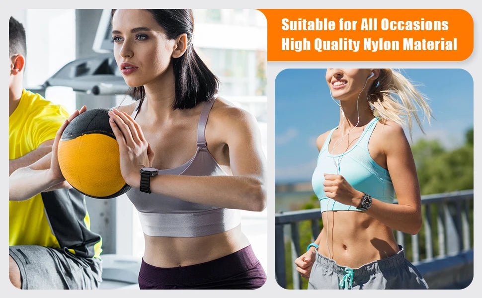 Alpine loop Strap For Samsung Galaxy Watch 8/8 classic/Ultra 47mm 44mm 40mm wristband Sport Bracelet correa Galaxy watch 8 Band