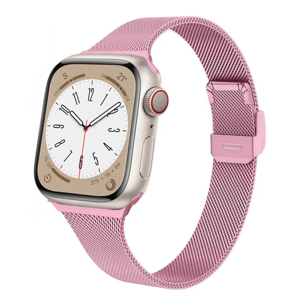 Milanese band for Apple Watch 44mm 40mm 45mm 41mm 46mm 42mm 38mm 49mm metal band Apple Watch Series 11 10 Ultra 9 8 7 6 5 SE3 band