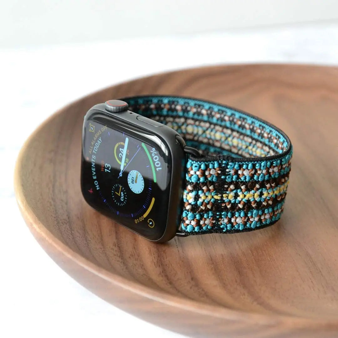 Scrunchie band for Apple Watch band 40mm 44mm 42mm 45mm 41mm 49mm Elastic solo loop band Apple Watch Series 3 SE 6 7 8 9 Ultra 2