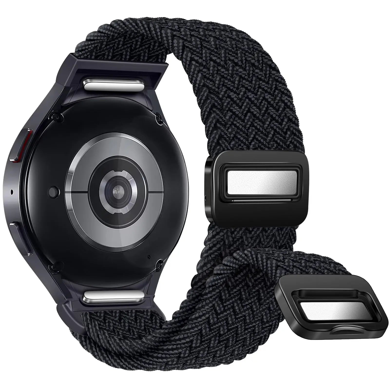 No Gaps Band For Samsung Galaxy Watch 7 6 4 classic/5 pro 47mm 44mm 40mm Braided solo loop Magnetic bracelet Galaxy watch6 strap