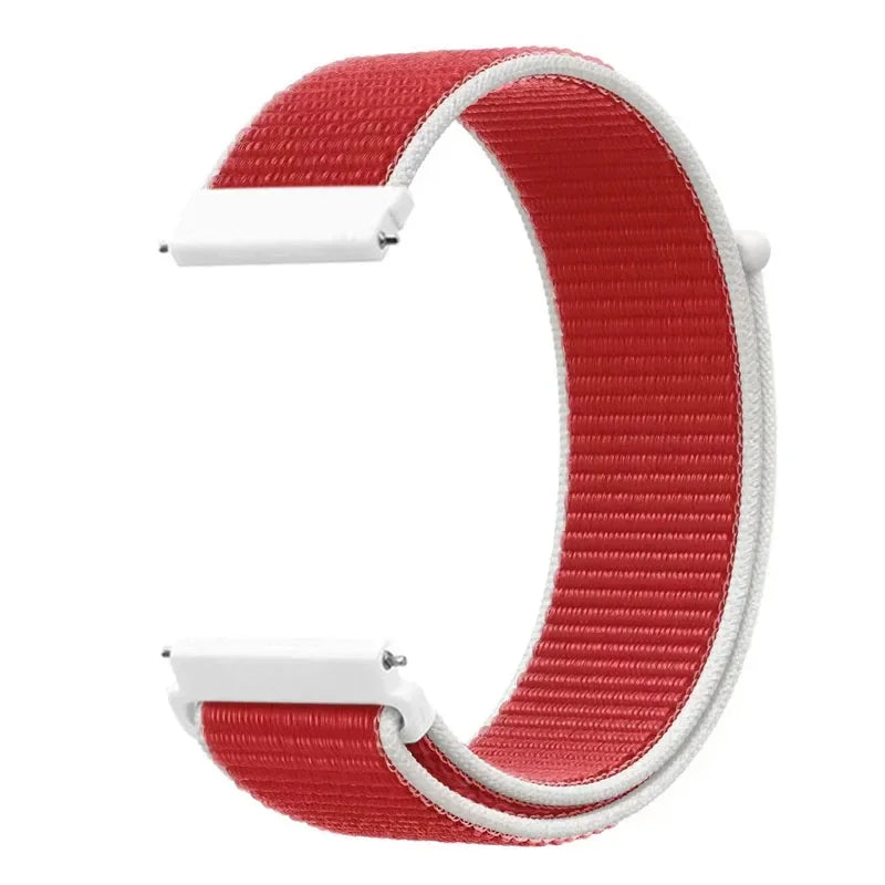 20mm 22mm Nylon Strap for Samsung Galaxy Watch 7/6/5/4 Huawei Watch 5/GT5/4/3 Pro 46mm Breathable Band for Garmin 970 965 955 55