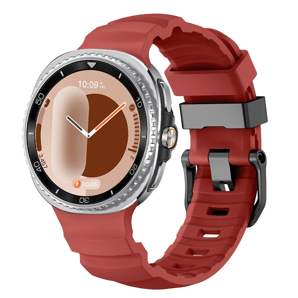 Trail Silicone Band for Samsung Galaxy Watch 8 Strap 44mm 40mm No Gaps Bracelet for Galaxy Watch 8 Classic 46mm Sport Wristband