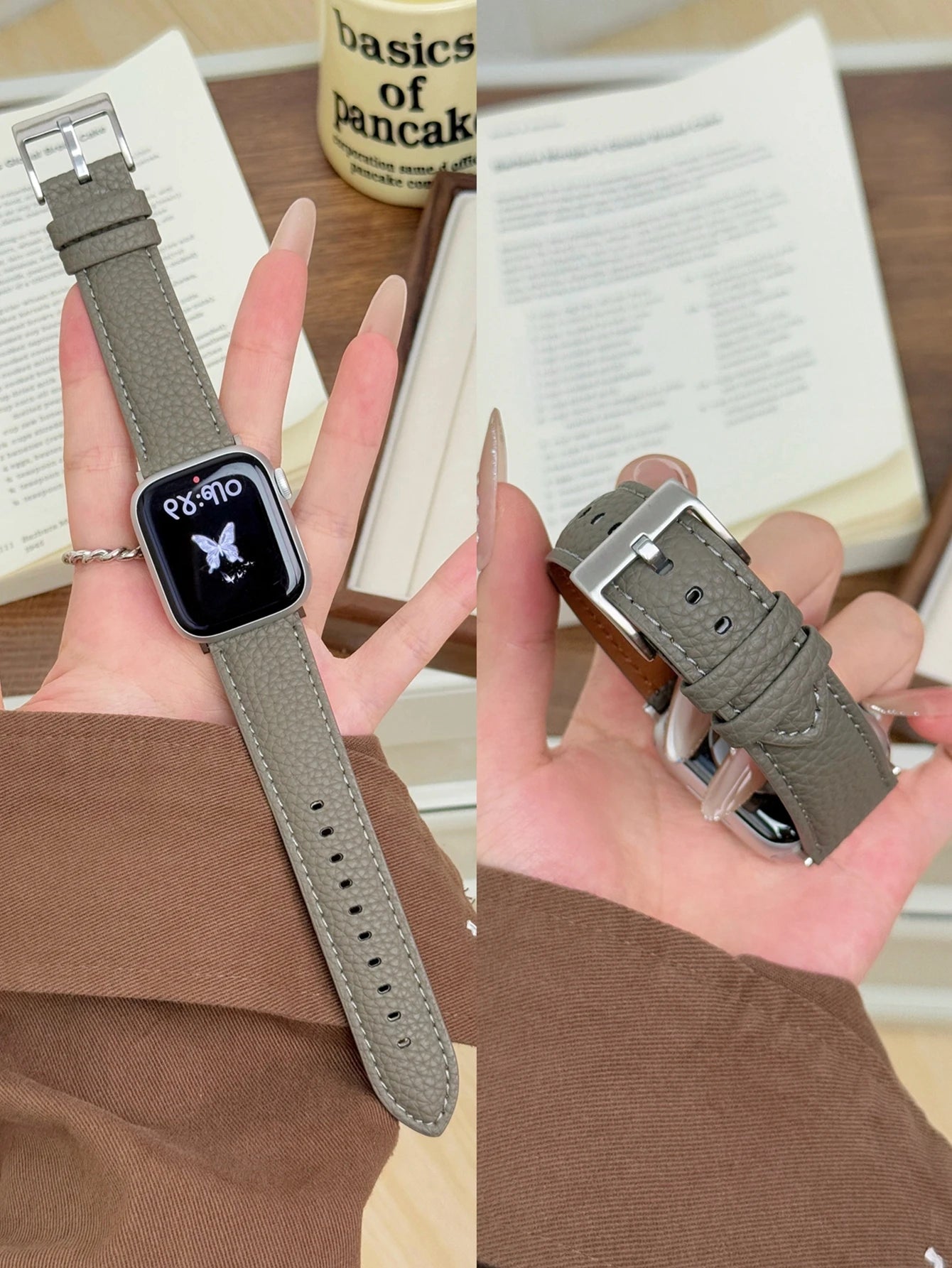 Leather Loop For Apple Watch band For Women Sport Correa 38mm 40mm 41mm 42mm 44mm 45mm 46mm 49mm , band For Apple Watch