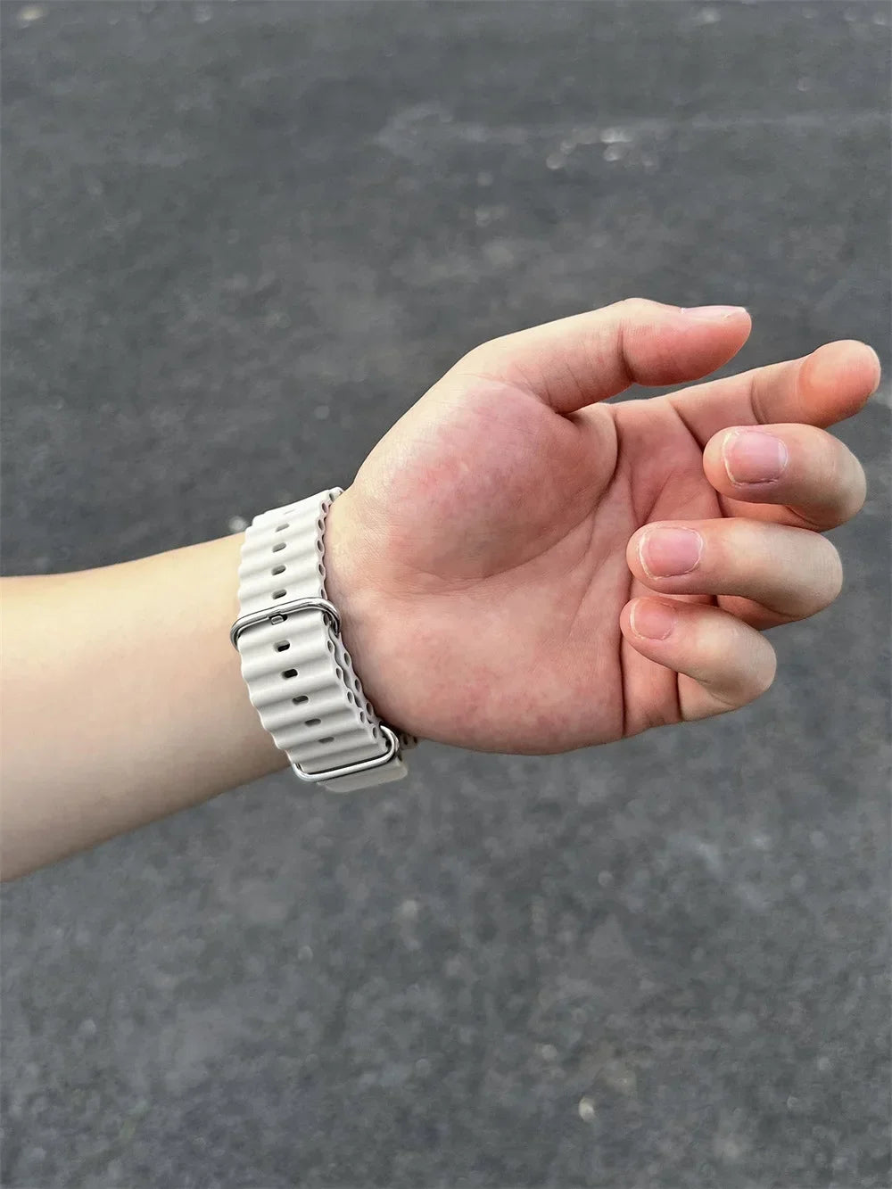 Silicone Ocean band for Apple Watch band Series Ultra 11 9 8 7 6 5 4 10 SE Apple Watch band 42mm 44mm 45mm 49mm 40mm 41mm 46mm bands