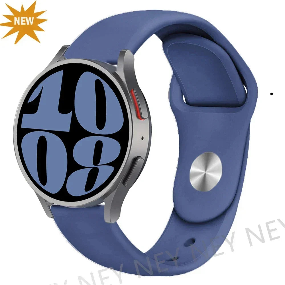 20mm 22mm strap For Samsung Galaxy watch 5 pro/6/4/Classic/Active 2/Gear S3 frontier silicone bracelet Huawei GT 2/2e/3 pro band