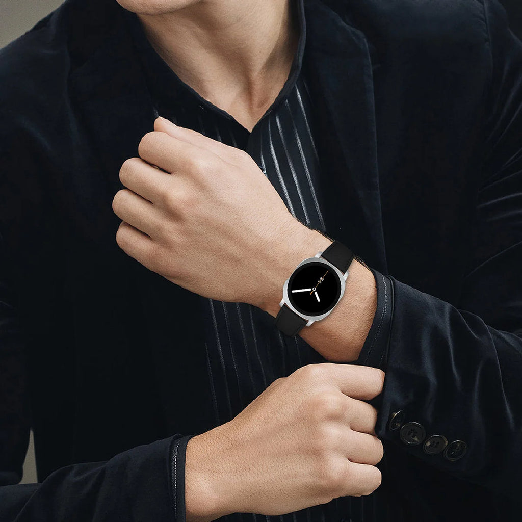 Leather Strap for Samsung Galaxy Watch 8 44mm 40mm Classic Wriststrap Quick Releas Bracelet Band for Watch 8 Classic Accessories