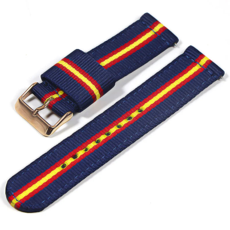 22mm Nylon watch strap For Samsung Galaxy watch 46mm 42mm Active2 Active1 Gear S3 frontier Sports nylon bang