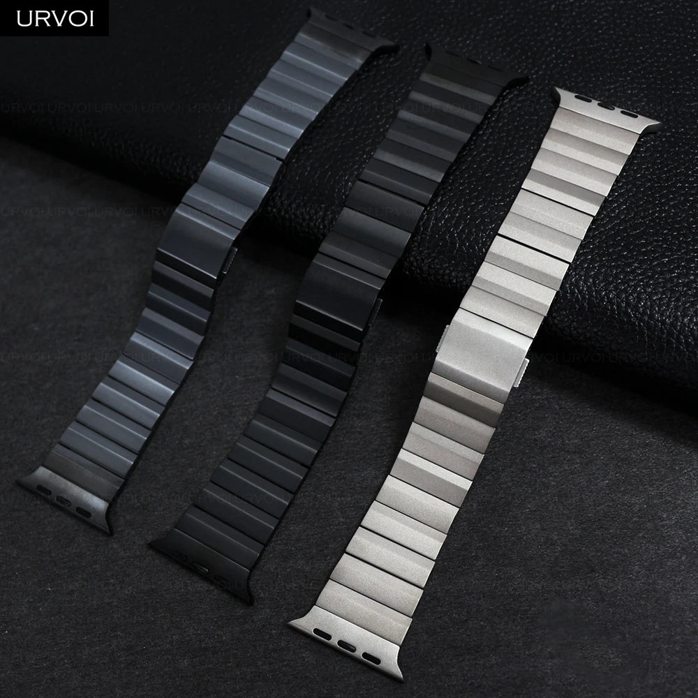 URVOI Titanium band for Apple Watch Ultra 3 2 Series 11 10 9 8 7 6 SE band for Apple Watch Magnet Closure accessories 46mm 49mm