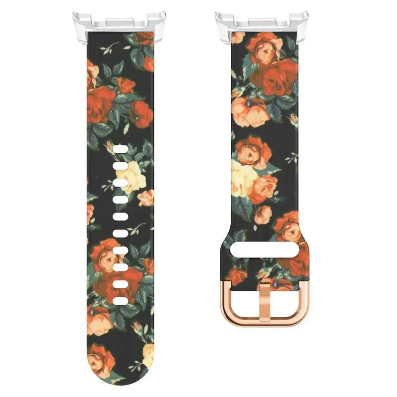 Printing Silicone Strap For Samsung Watch 8 Band Galaxy Watch 8 Classic Watchband Replacement No Gap Galaxy Watch 8 Correa