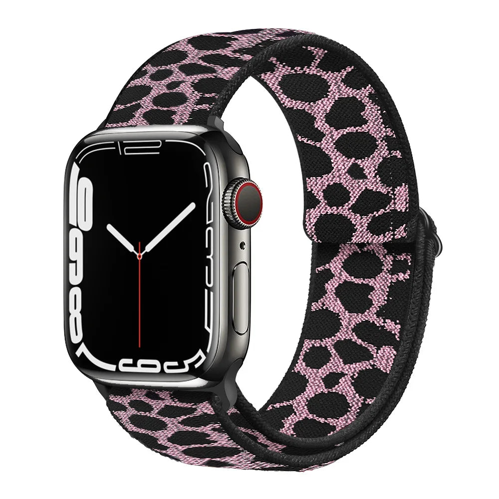 Nylon Loop band for Apple Watch band 45mm 44mm 42mm 40mm 41mm 46mm band Apple Watch Series 11 10 9 8 7 6 5 SE Ultra 3 49mm band