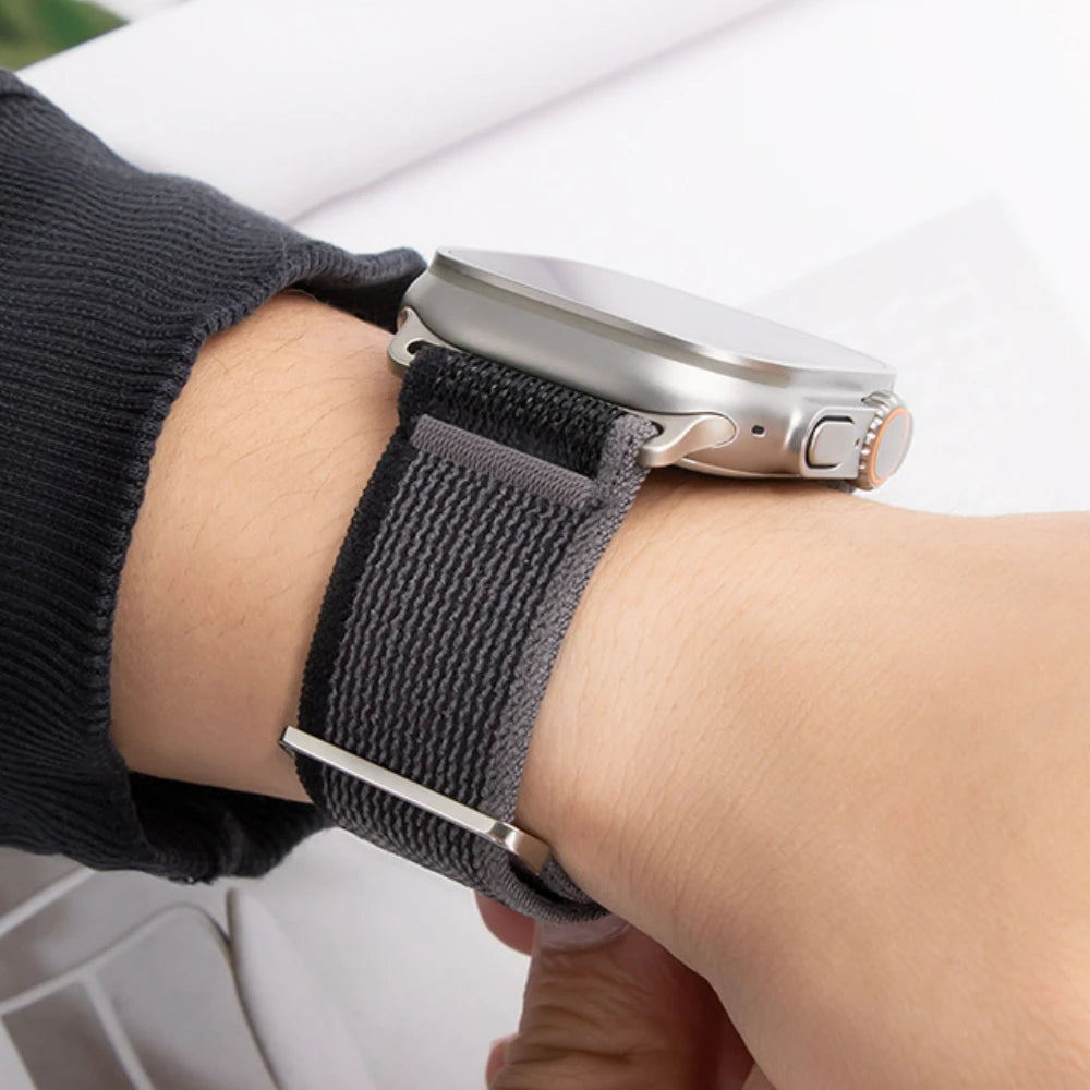 Trail Loop band for Apple Watch band Ultra 49mm 11 10 46mm 42mm 9 8 7 45mm 41mm Nylon Wristband Apple Watch Series 6 5 4 SE3 44mm 40mm