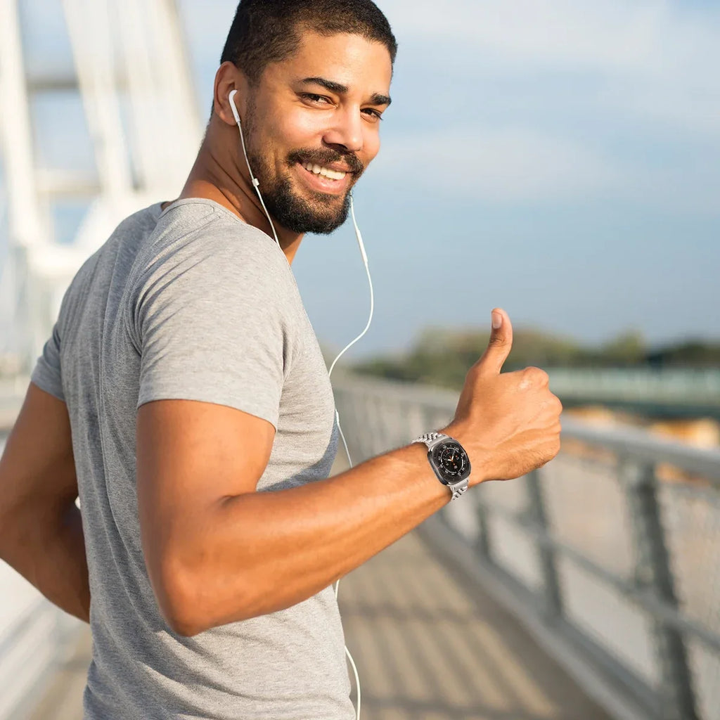 Five Baht Metal Band for Samsung Galaxy Watch Ultra 47mm Comfortable Bracelet For Galaxy Watch Watch 8/Classic 46/44/40mm Correa