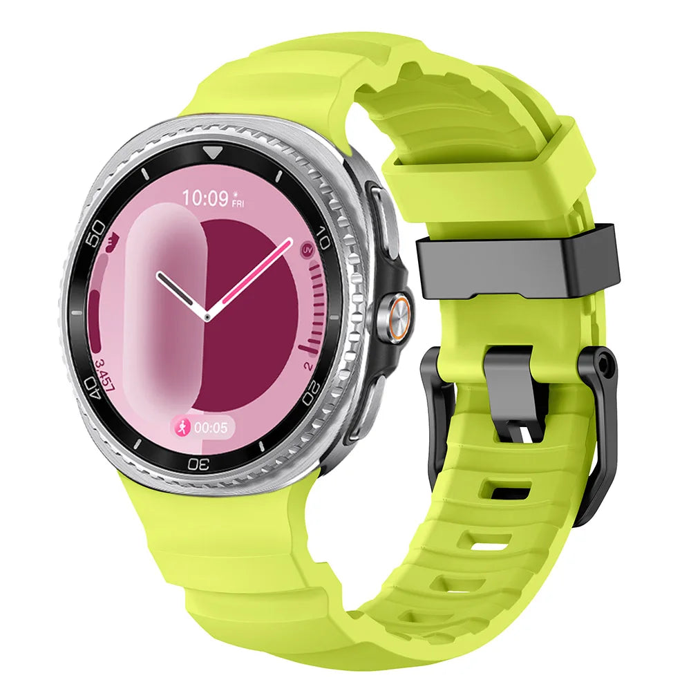 Trail Silicone Band for Samsung Galaxy Watch 8 Strap 44mm 40mm No Gaps Bracelet for Galaxy Watch 8 Classic 46mm Sport Wristband