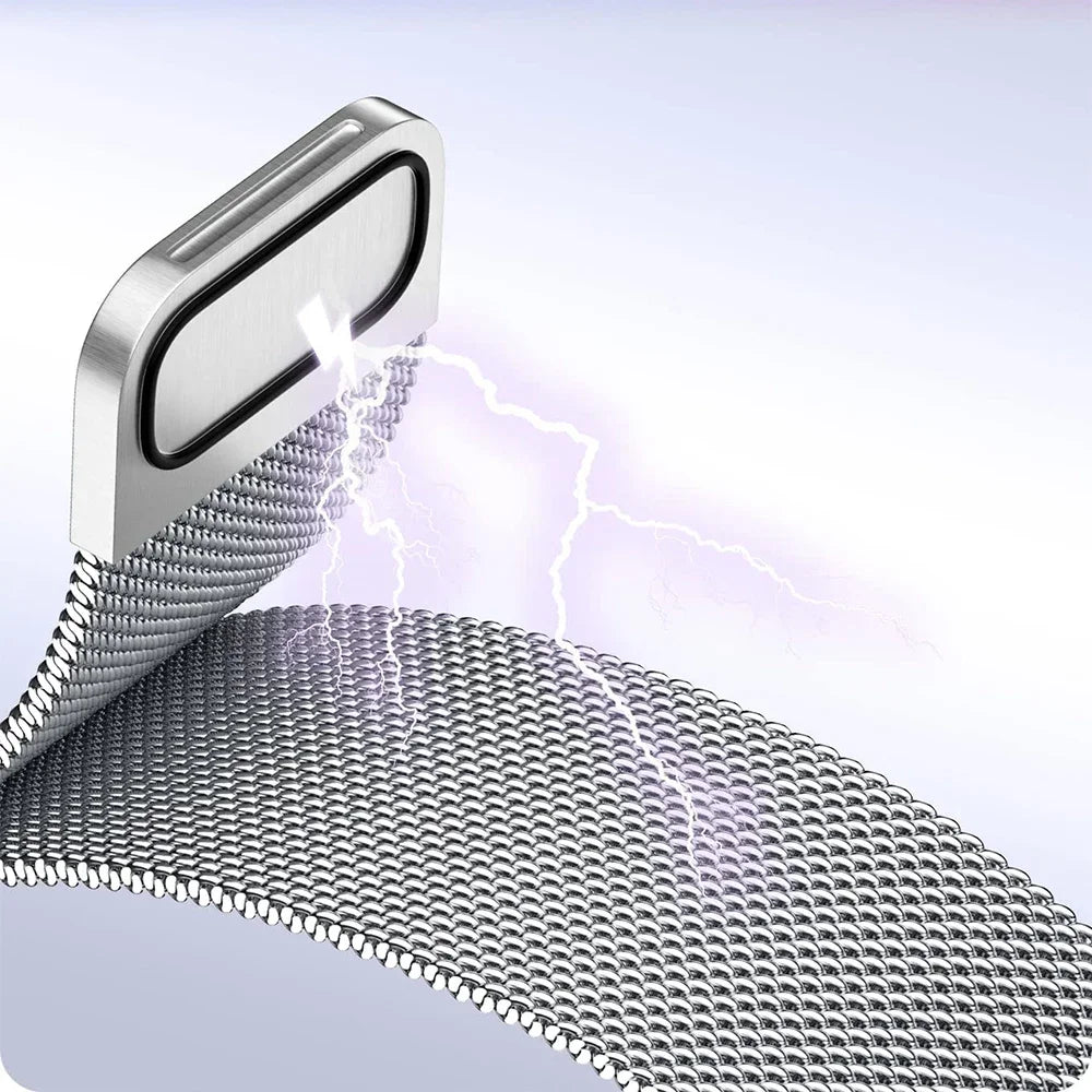 No Gaps Band For Samsung Galaxy Watch 7/FE/6/4/5/5 pro 44mm 40mm 20mm Milanese Loop Bracelet Galaxy 4-6 classic 43mm 47mm Band