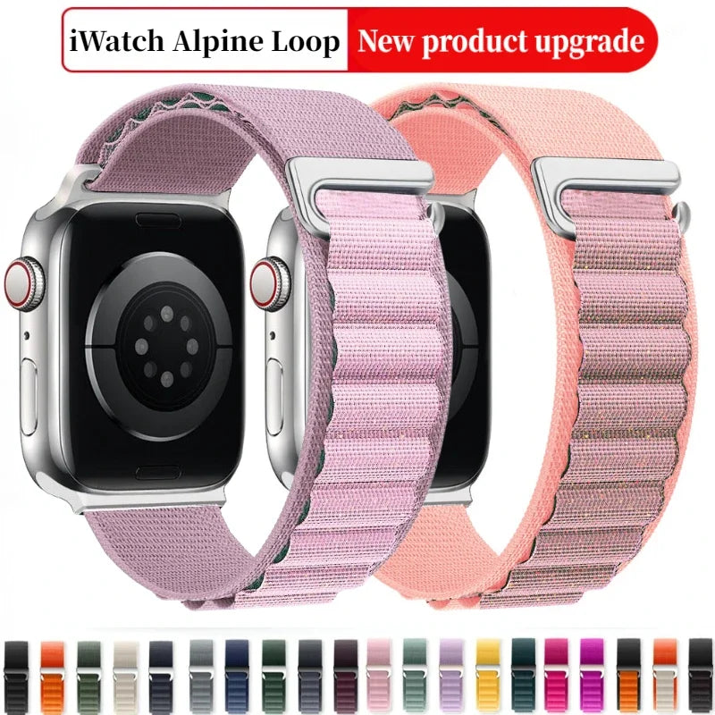 Upgrade Alpine band For Apple Watch Ultra 3 2 49mm 11 10 9 8 7 46mm 42mm 45mm 41mm Nylon band Apple Watch 6 5 SE3 44mm 40mm Band