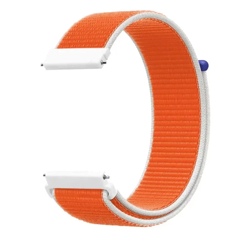 20mm 22mm Nylon Strap for Samsung Galaxy Watch 7/6/5/4 Huawei Watch 5/GT5/4/3 Pro 46mm Breathable Band for Garmin 970 965 955 55