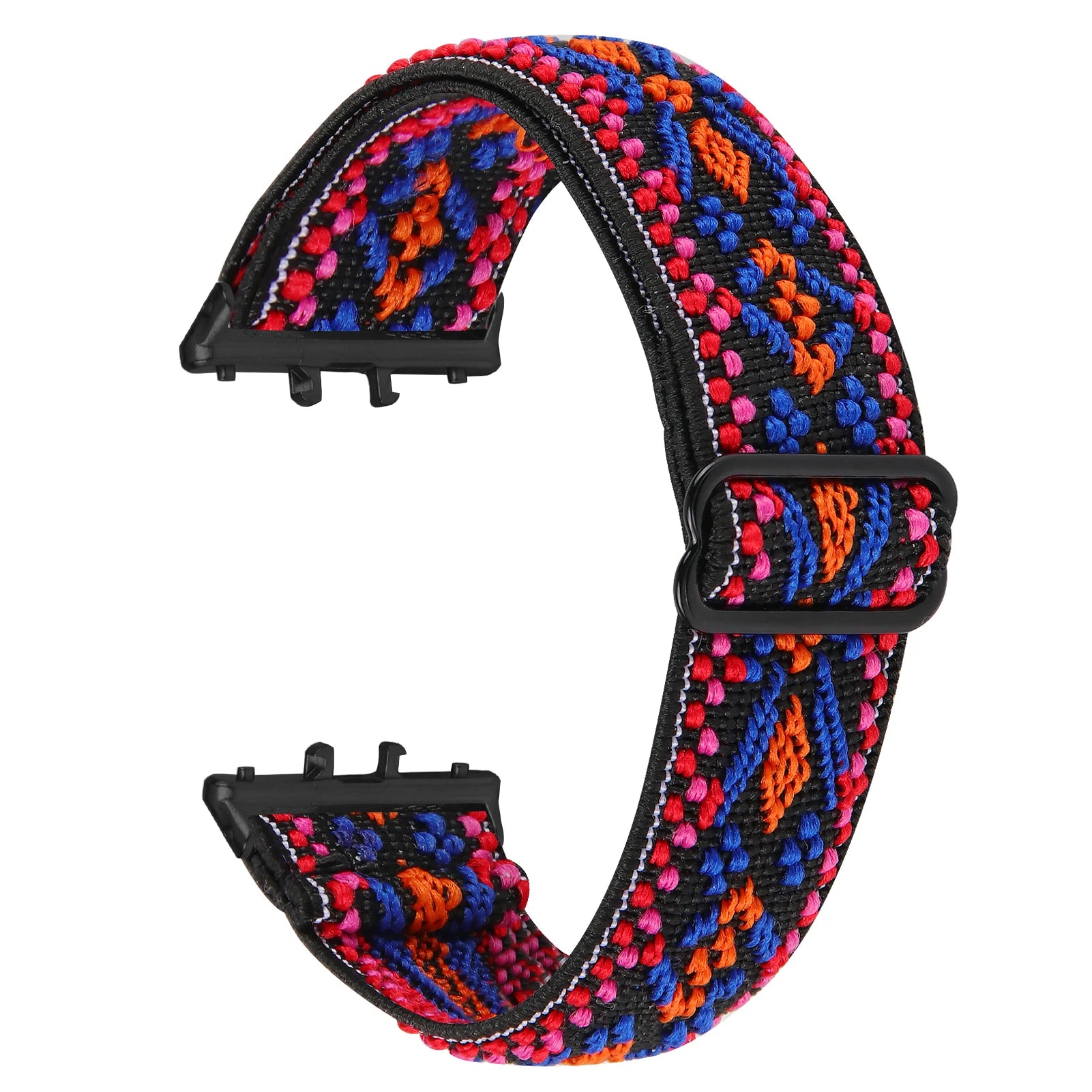 Tie Dye Print Strap For Samsung Galaxy Fit 3 Weaves Elastic Wristband For Samsung Galaxy Fit 3 SM-R390 Sport Vintage Watchband