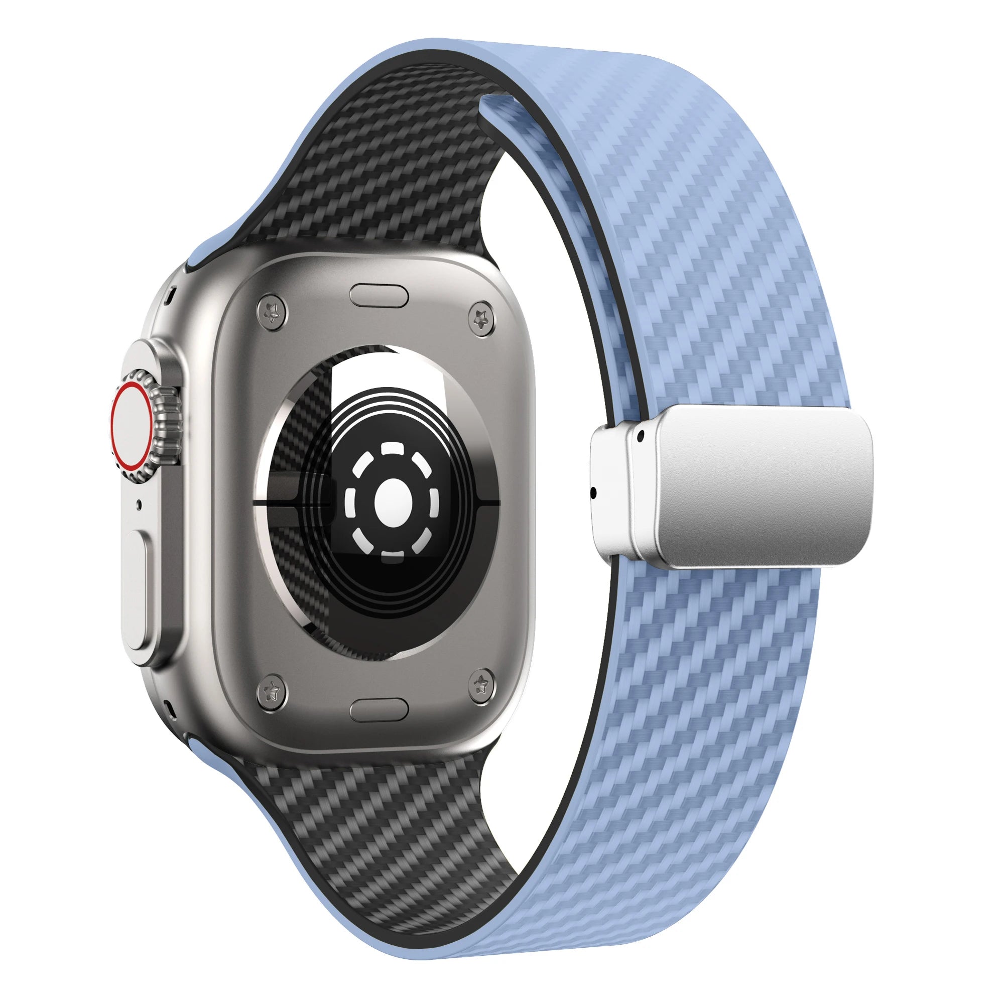 Magnetic buckle band For Apple Watch band 44mm 45mm 49mm 41mm 40mm 38mm Silicone band Apple Watch Ultra 2 Series 7 6 SE 8 9