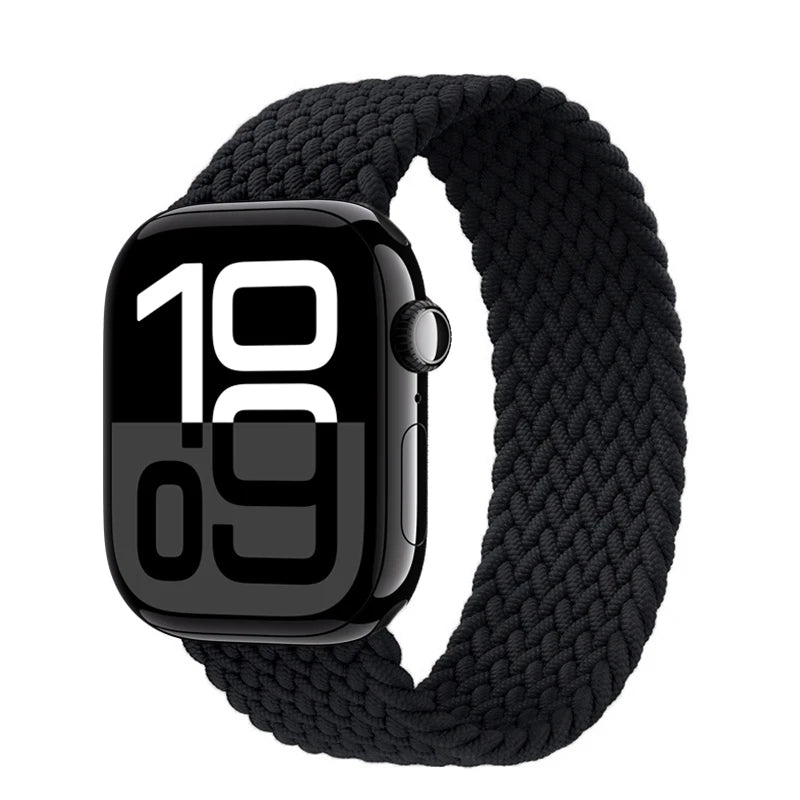 Braided loop band For Apple Watch band Ultra 3 2 49mm 44mm 41mm 40mm 42mm 46mm 45mm band Apple Watch Series 11 SE3 10 9 8 7 6 5