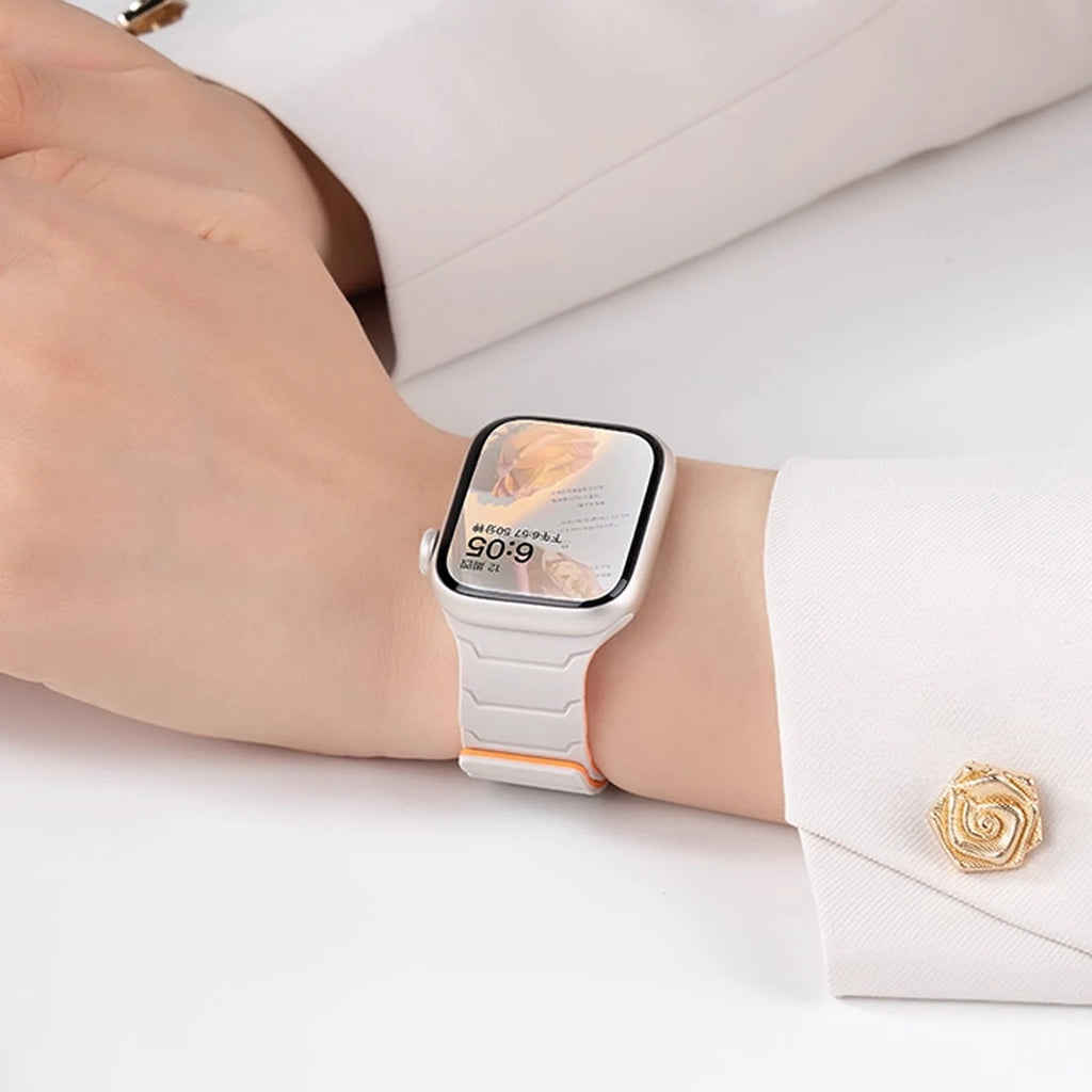 new band for Apple Watch band 49mm 44mm 40mm 45mm 41mm 38mm MagneSilicone band Apple Watch SE 11 10 9 8 7 6 5 4 3 SE Ultra 3 2 band