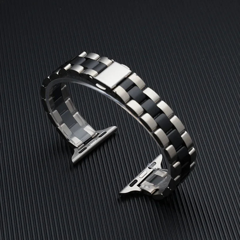 Slim Stainless steel band for Apple Watch band 44mm 45mm 40mm 38mm 42mm 41mm metal band Ultra 49mm Apple Watch Series 8 7 6 SE 5 9