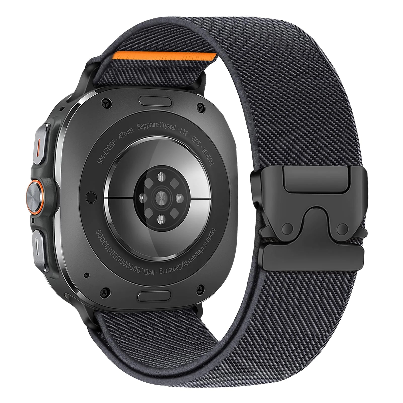 Parachute Strap For Samsung Galaxy Watch Ultra Band 47mm stretch Nylon correa pulseira Bracelet for Galaxy Watch 7 ultra Strap